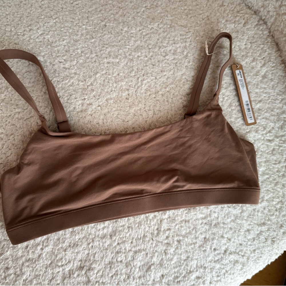 SKIMS Bralette 
Color is JASPER
